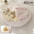 Load image into Gallery viewer, 2 In 1 Dog And Cat Bed Pet Winter Bed Round Plush Warm Bed House Soft Long Plush Pets Bed Pet Products
