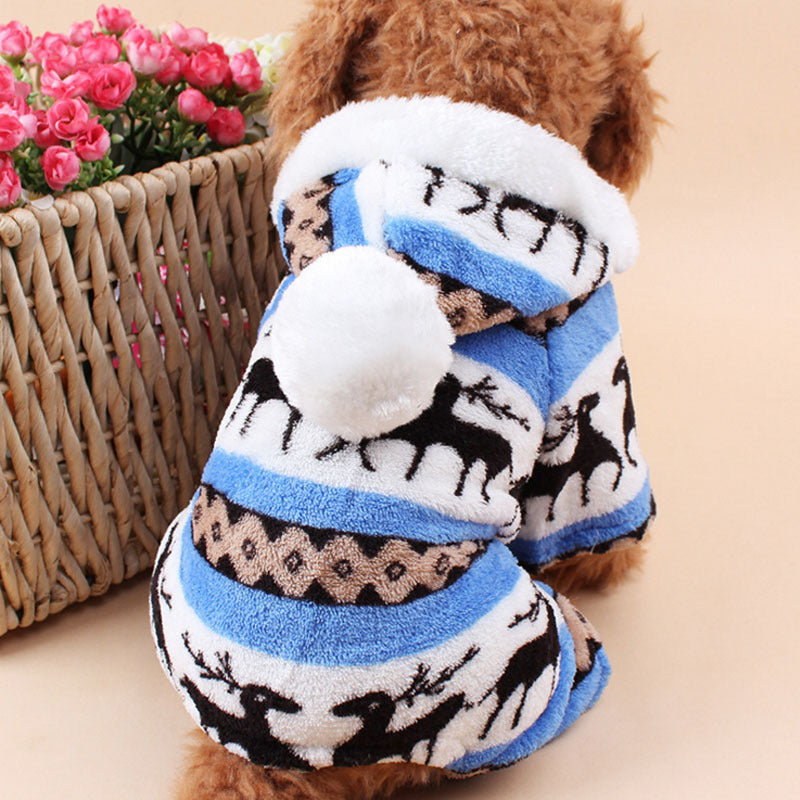 Fawn pet four-legged dog clothes