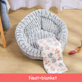 Load image into Gallery viewer, Pet Bed Soft Non-Slip Plush Kennel Round Cat Dog Nest Cushion
