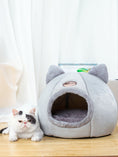 Load image into Gallery viewer, Enclosed Cat Supplies Bed For Warm Sleeping
