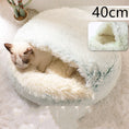 Load image into Gallery viewer, 2 In 1 Dog And Cat Bed Pet Winter Bed Round Plush Warm Bed House Soft Long Plush Pets Bed Pet Products
