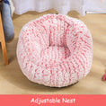 Load image into Gallery viewer, Pet Bed Soft Non-Slip Plush Kennel Round Cat Dog Nest Cushion
