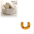 Load image into Gallery viewer, 2 In 1 Dog And Cat Bed Pet Winter Bed Round Plush Warm Bed House Soft Long Plush Pets Bed Pet Products
