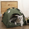 Load image into Gallery viewer, Cat Tent Cooling Mat  Dog House Pet Sofa Camping Dog Bed With Cushion For Dog Kennel Indoor Cat Nest Cat Bed Pets Products
