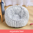 Load image into Gallery viewer, Pet Bed Soft Non-Slip Plush Kennel Round Cat Dog Nest Cushion
