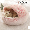 Load image into Gallery viewer, 2 In 1 Dog And Cat Bed Pet Winter Bed Round Plush Warm Bed House Soft Long Plush Pets Bed Pet Products
