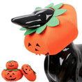 Load image into Gallery viewer, Pet Halloween Pumpkin Collars Cute Pet Cosplay Accessories
