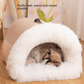 Load image into Gallery viewer, New Splice Portable Pet Nest Portable Autumn And Winter Warm Dog Nest Moisture-proof Long Fur Cat Nest Cross Border Pet Nest
