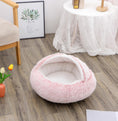 Load image into Gallery viewer, 2 In 1 Dog And Cat Bed Pet Winter Bed Round Plush Warm Bed House Soft Long Plush Pets Bed Pet Products
