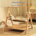 Load image into Gallery viewer, Pet Cat Hammock Double-layer Four Seasons Universal Wooden Cat Nest
