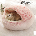 Load image into Gallery viewer, 2 In 1 Dog And Cat Bed Pet Winter Bed Round Plush Warm Bed House Soft Long Plush Pets Bed Pet Products
