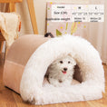 Load image into Gallery viewer, New Splice Portable Pet Nest Portable Autumn And Winter Warm Dog Nest Moisture-proof Long Fur Cat Nest Cross Border Pet Nest
