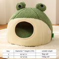 Load image into Gallery viewer, Pet Cat Dog Nest Little Frog Series Warm Plush Mat Autumn Winter Pet House Full Package Nest For Small Cats Dogs Within 5KG
