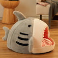 Load image into Gallery viewer, Cosy And Soft Hideout House For Cats With Shark Kennel
