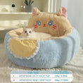 Load image into Gallery viewer, Cute Cat Bed For Indoor Cute Cat Dog Bed Tent With Removable Washable Cushioned Cat Cave Dog Bed Calming Fluffy Plush Dog Bed Puppy Bed Hug Sleep Cuddle Pet Bed
