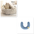 Load image into Gallery viewer, 2 In 1 Dog And Cat Bed Pet Winter Bed Round Plush Warm Bed House Soft Long Plush Pets Bed Pet Products
