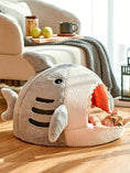 Load image into Gallery viewer, Cosy And Soft Hideout House For Cats With Shark Kennel
