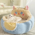 Load image into Gallery viewer, Cute Cat Bed For Indoor Cute Cat Dog Bed Tent With Removable Washable Cushioned Cat Cave Dog Bed Calming Fluffy Plush Dog Bed Puppy Bed Hug Sleep Cuddle Pet Bed
