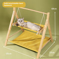 Load image into Gallery viewer, Pet Cat Hammock Double-layer Four Seasons Universal Wooden Cat Nest
