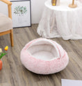 Load image into Gallery viewer, 2 In 1 Dog And Cat Bed Pet Winter Bed Round Plush Warm Bed House Soft Long Plush Pets Bed Pet Products
